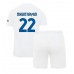 Billige Inter Milan Henrikh Mkhitaryan #22 Bortetrøye Barn 2023-24 Kortermet (+ korte bukser)